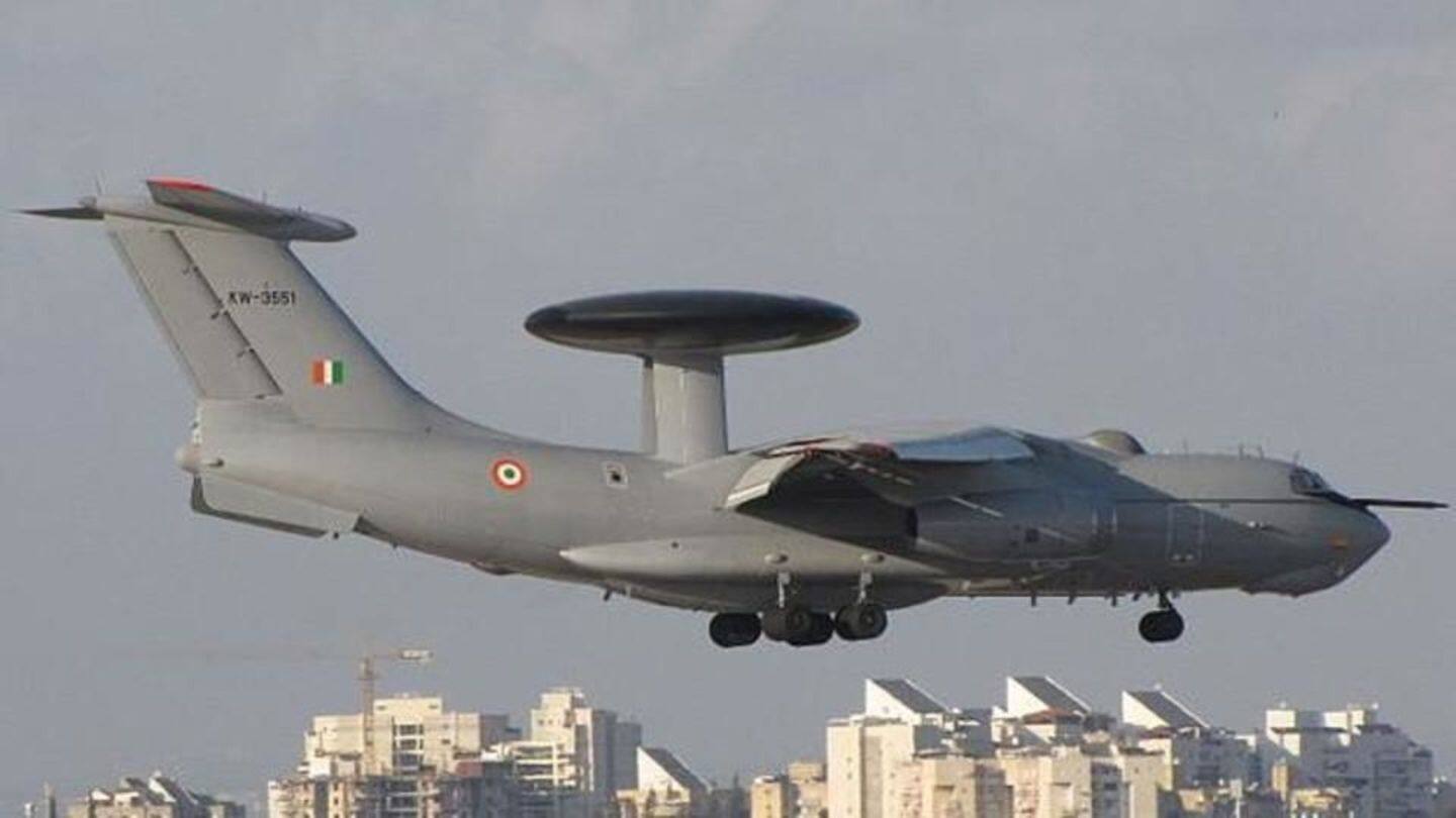 Indian Air Force hit by shortage of AWACS surveillance planes