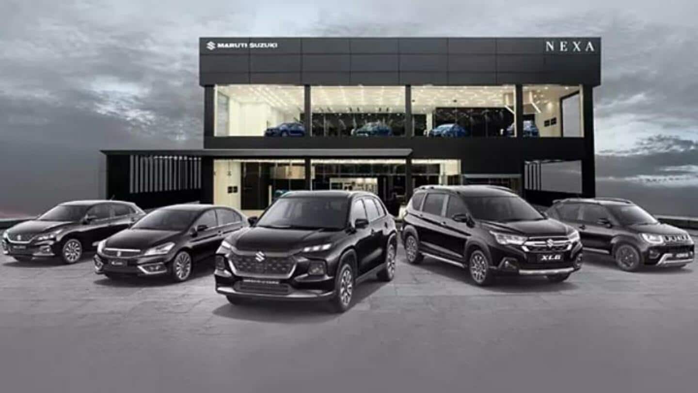 Maruti-Suzuki NEXA Black Edition models launched to celebrate 40th anniversary