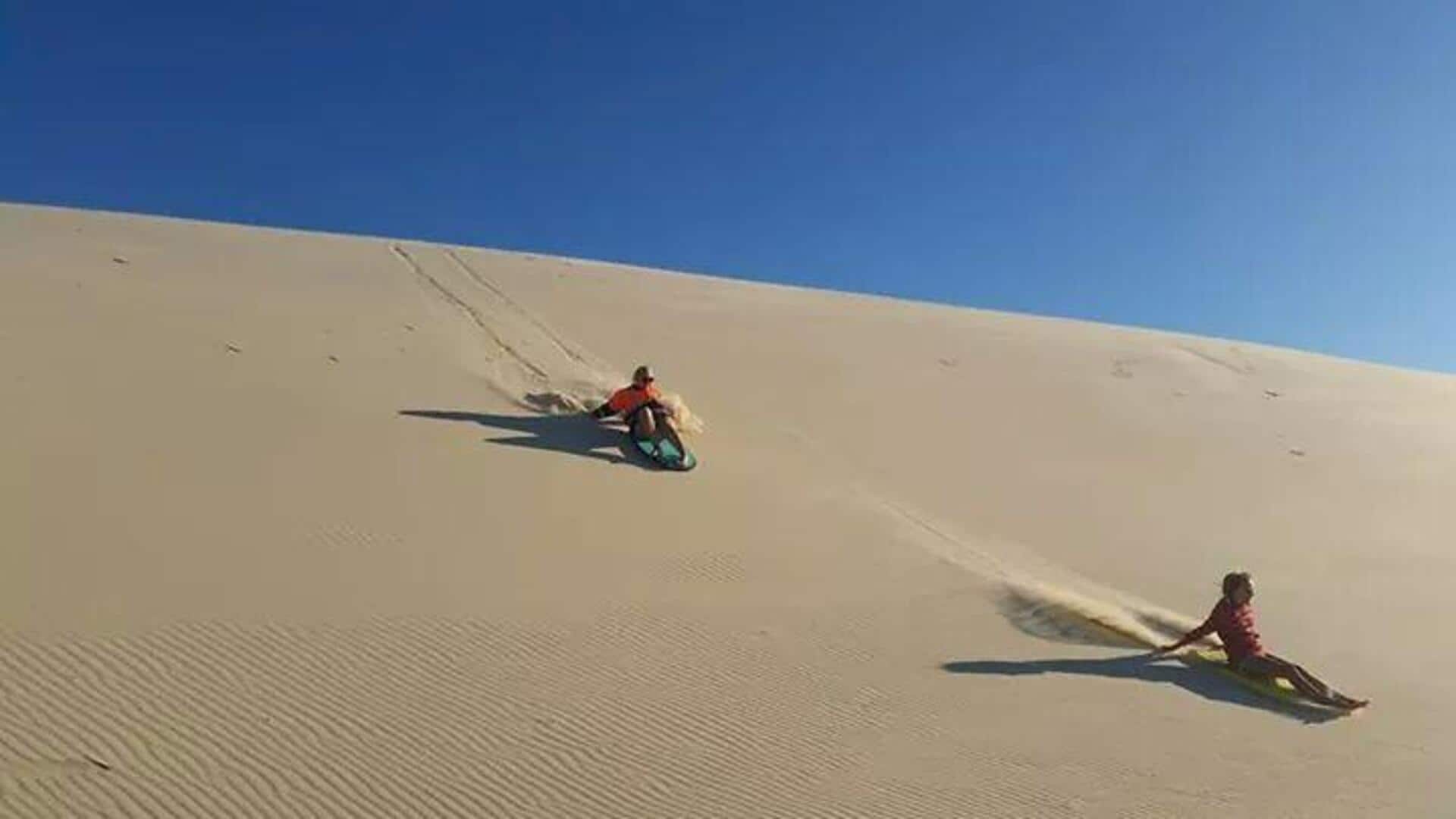 Sand tobogganing: A desert adventure you can't miss