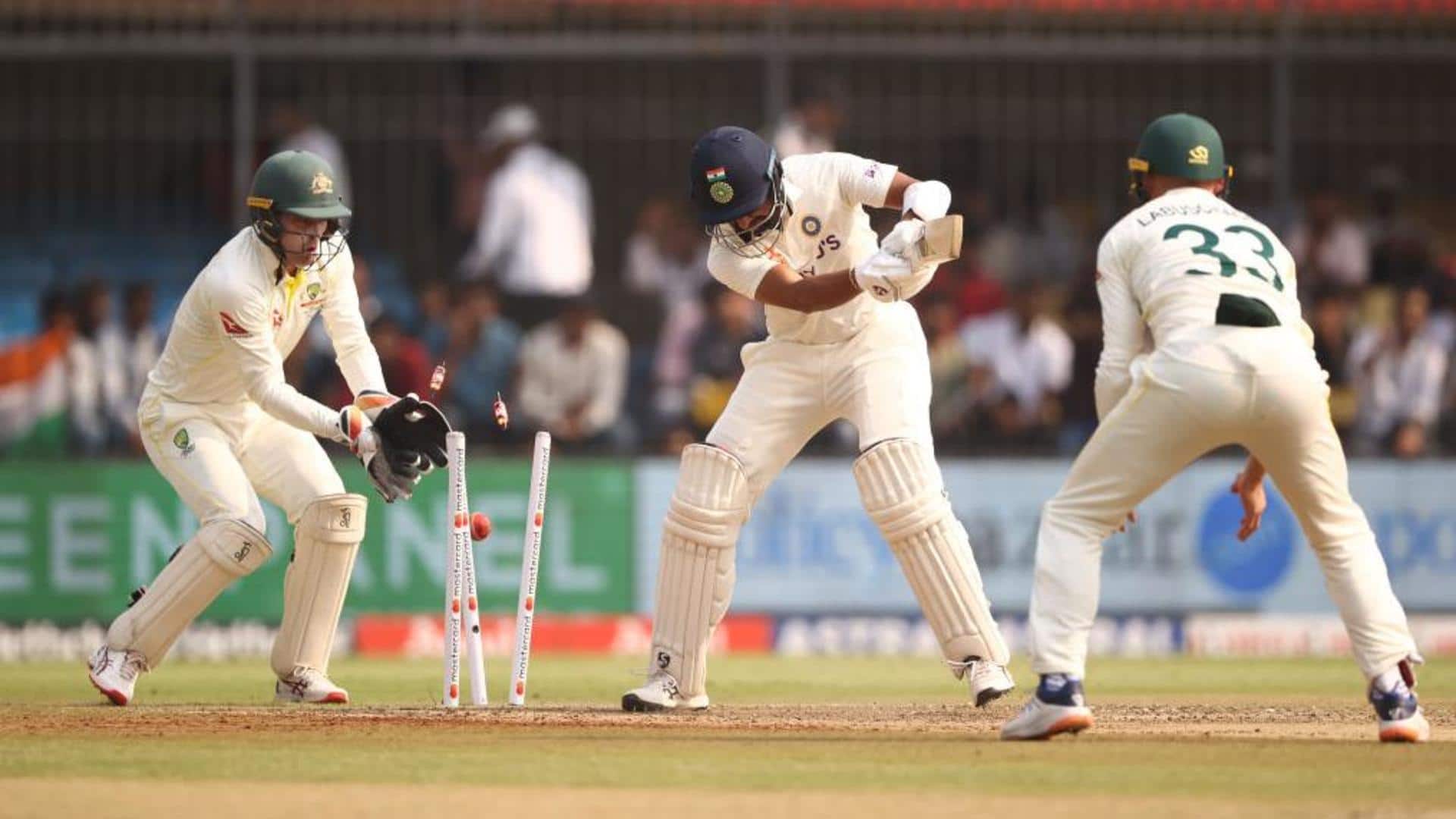 IND vs AUS, 3rd Test: India folded for 109 