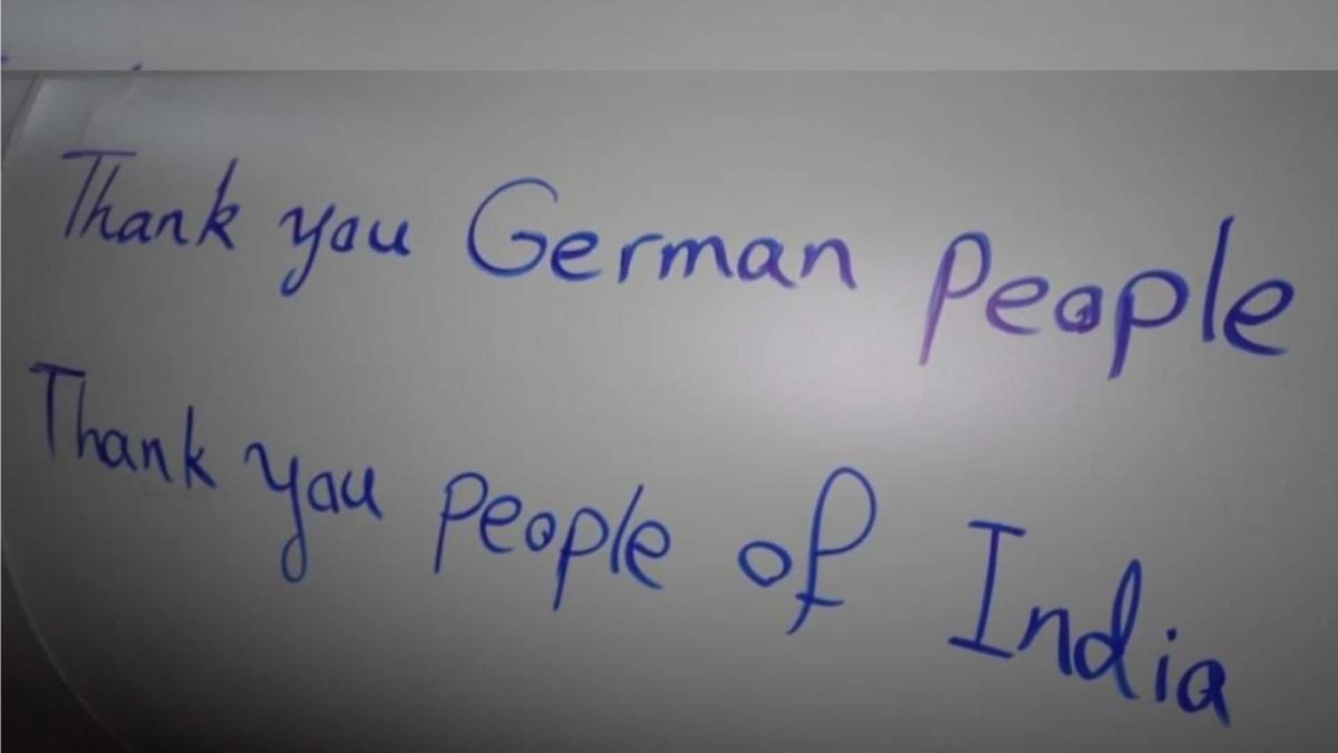 Iran writes 'Thank you India' on missiles launched at Israel