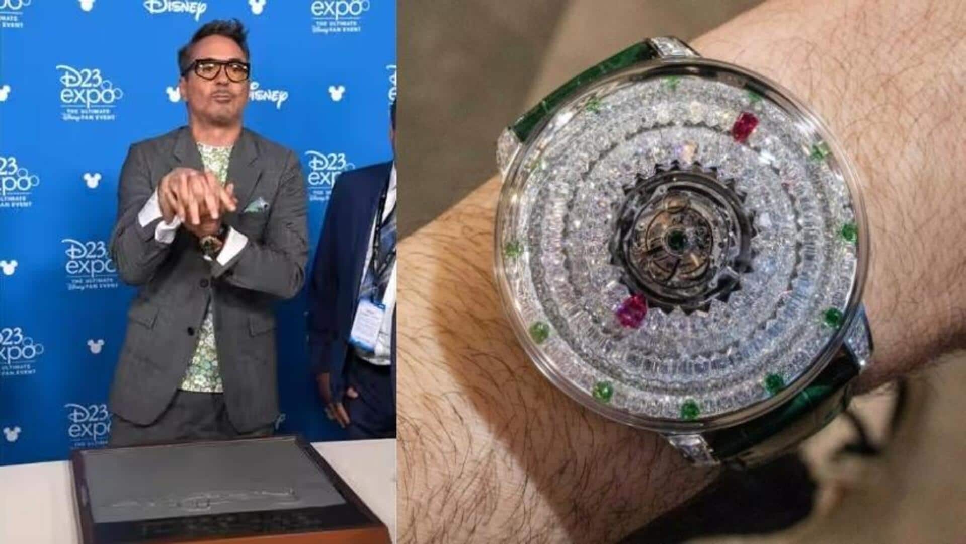 Robert Downey Jr. wears $1.1M watch that has no hands