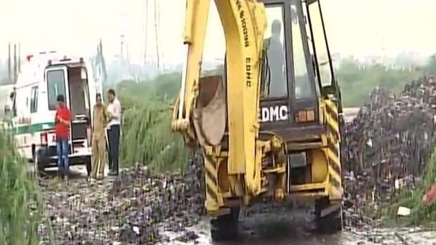 Delhi: Two dead, several feared dead as Ghazipur landfill collapses