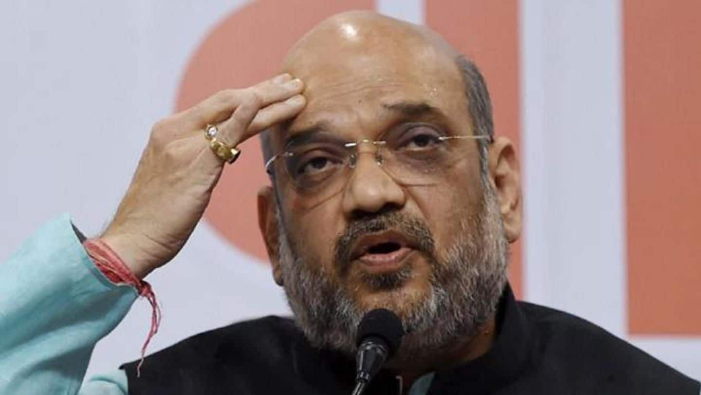 Amit Shah does a 'RaGa,' blames own candidate for corruption