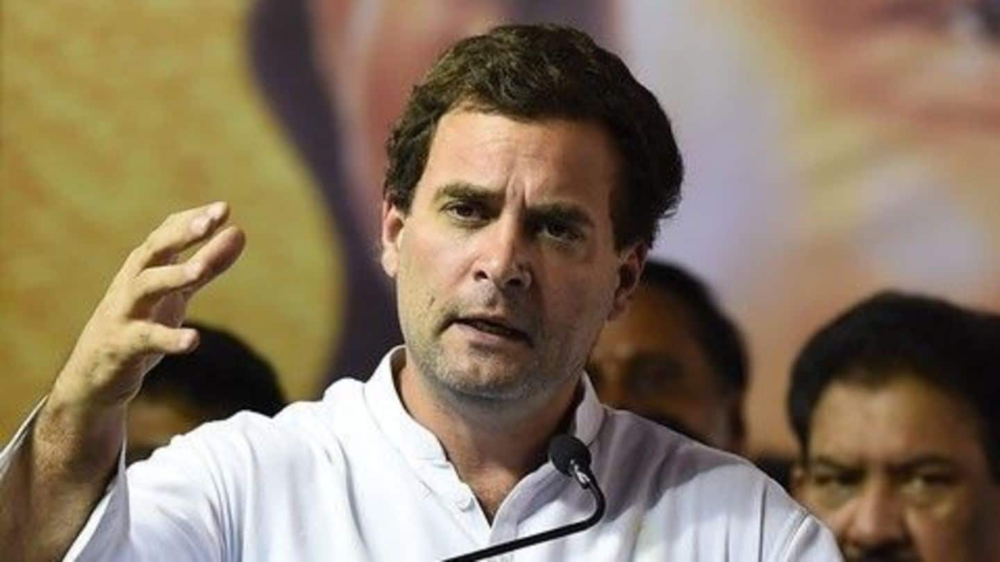 'India has a weak PM': Rahul Gandhi attacks Modi