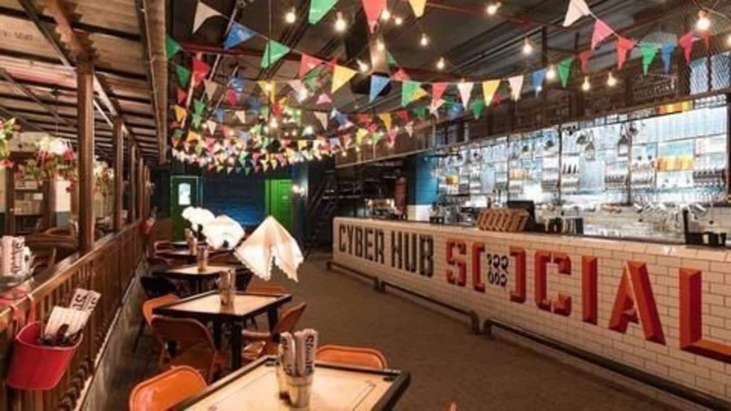 Liquor ban: Cyber Hub serves first drink in 35 days Liquor ban: Cyber Hub serves first drink in 35 days