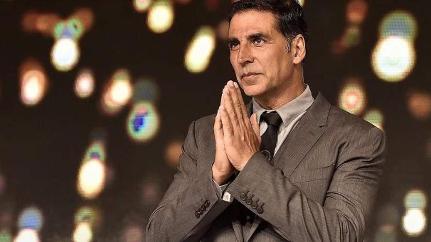 'Kumar has transitioned to socially-conscious roles like Toilet and Padman' 'Kumar has transitioned to socially-conscious roles like Toilet and Padman'