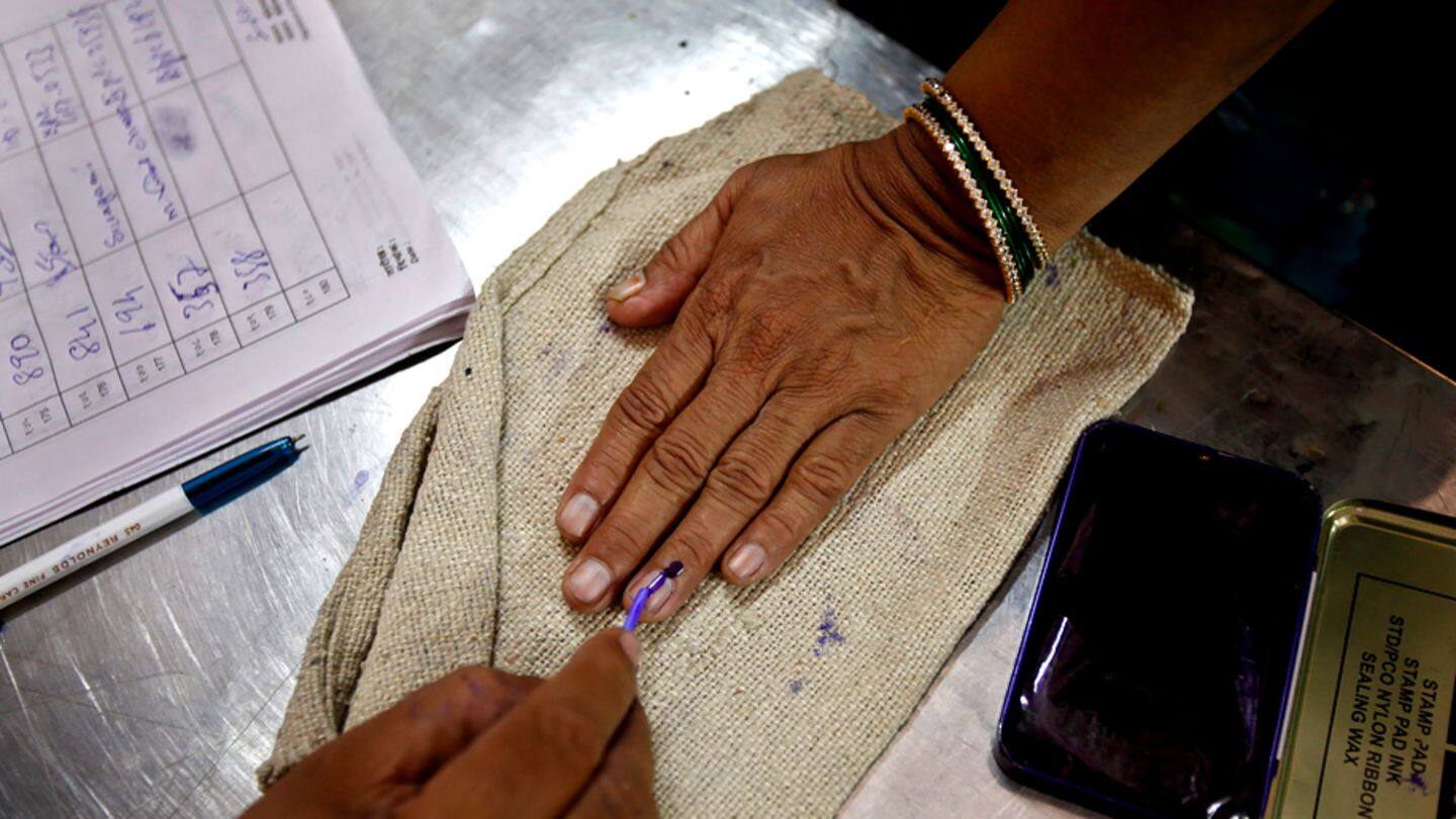 Barring few disruptions, polling was peaceful Barring few disruptions, polling was peaceful