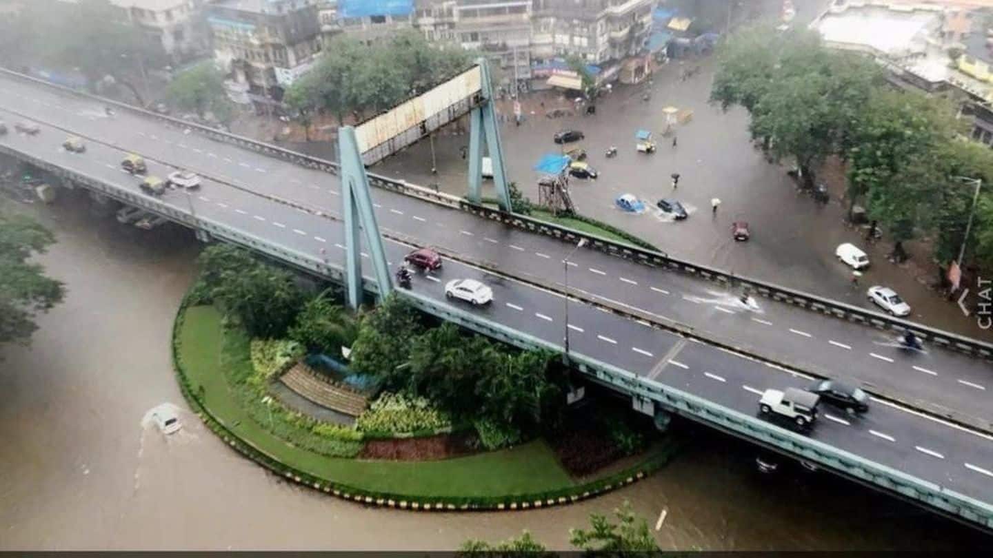 "Typhoon-like" rains lash Mumbai, heaviest downpour in years expected