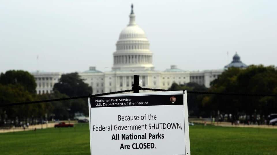 US shuts down for the second time in three weeks
