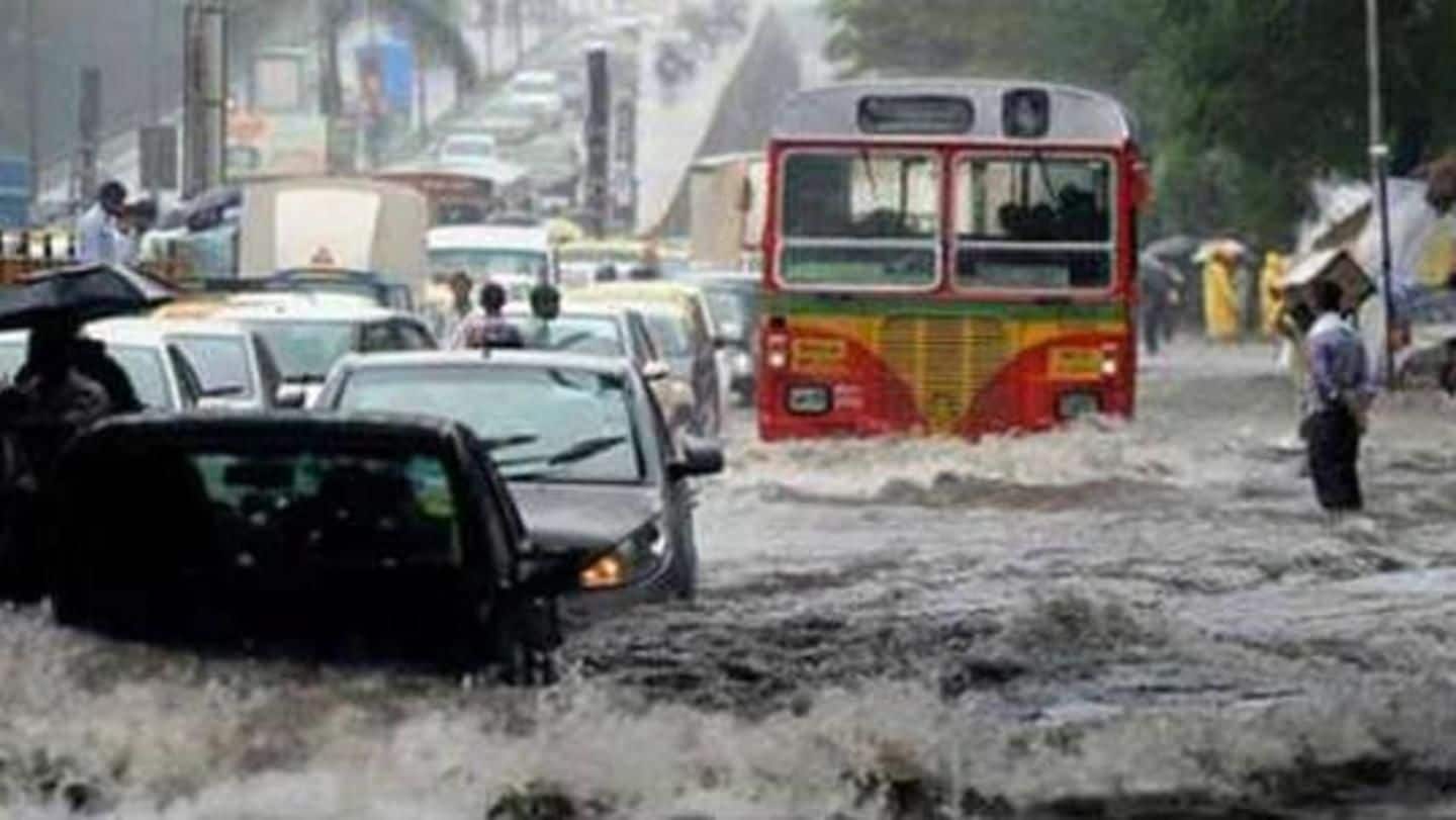 Mumbai flooded after moderate rains, traffic and train services hit