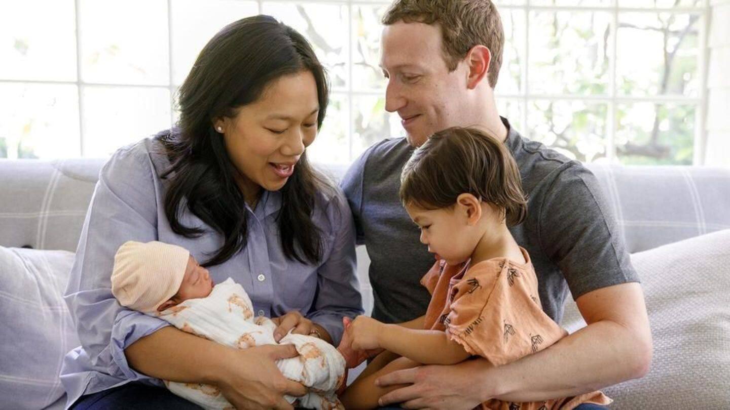 Mark Zuckerberg welcomes second daughter August with wife Priscilla