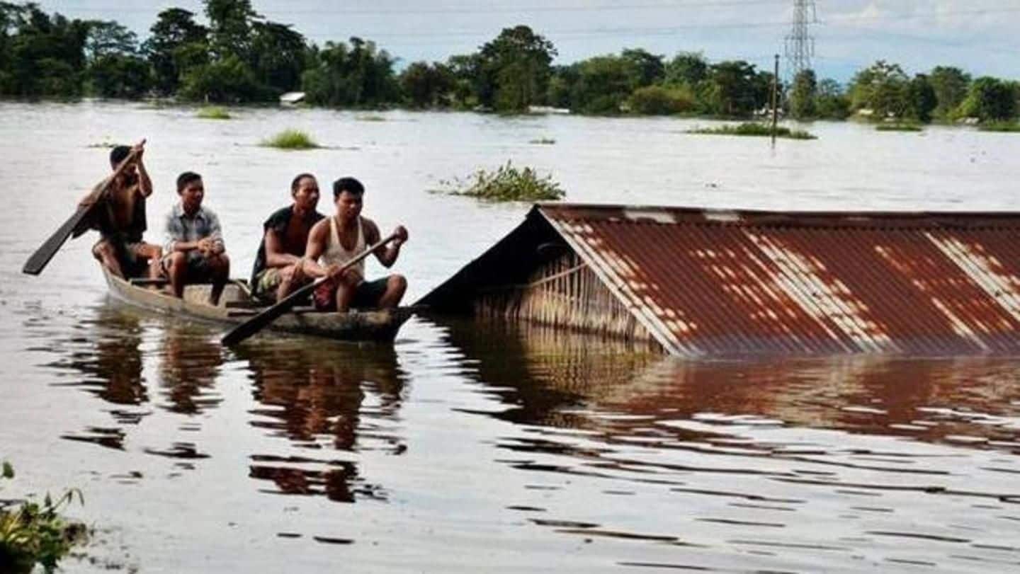Lakhs displaced in Assam every year due to floods Lakhs displaced in Assam every year due to floods