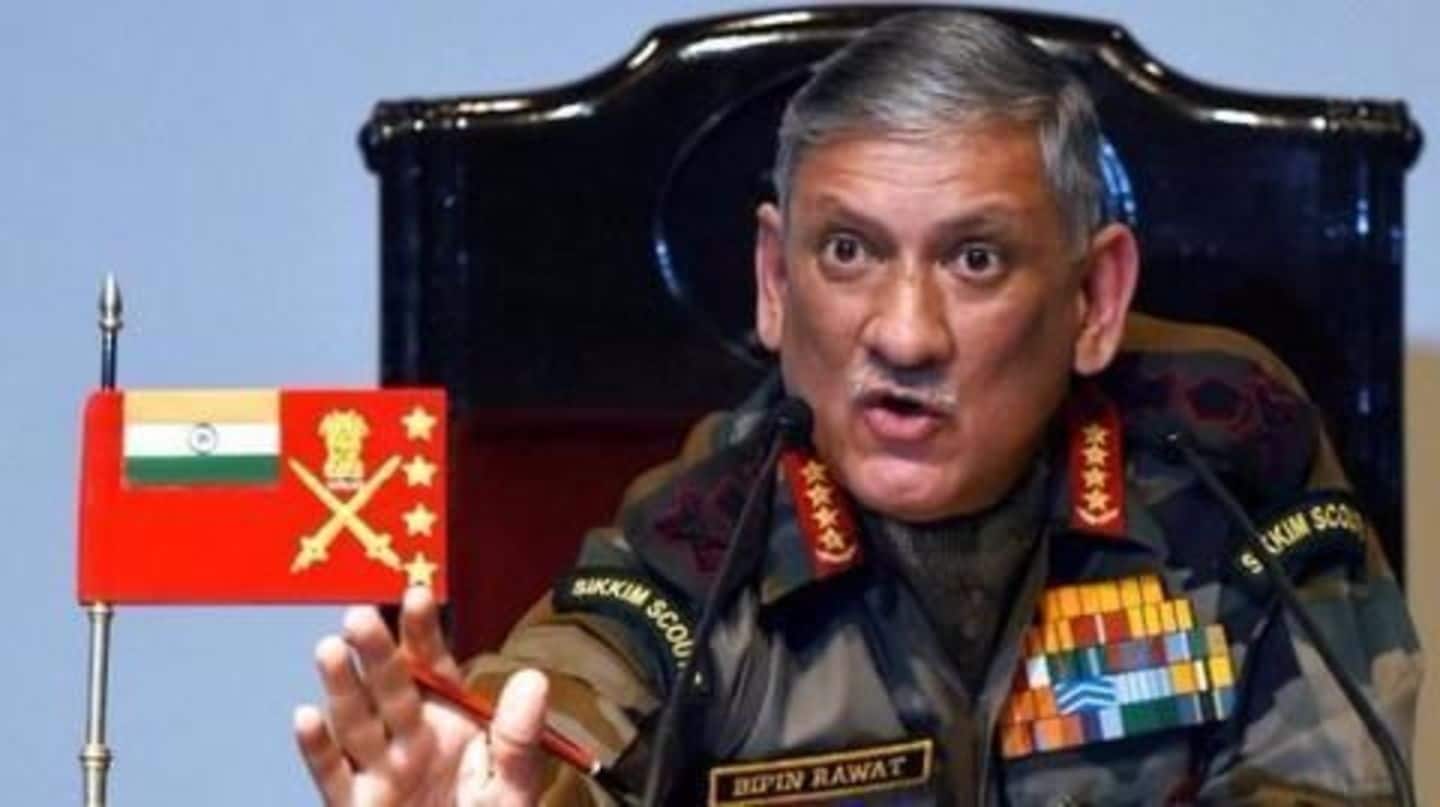 Indian Army ready to face Pakistan and China: Army Chief
