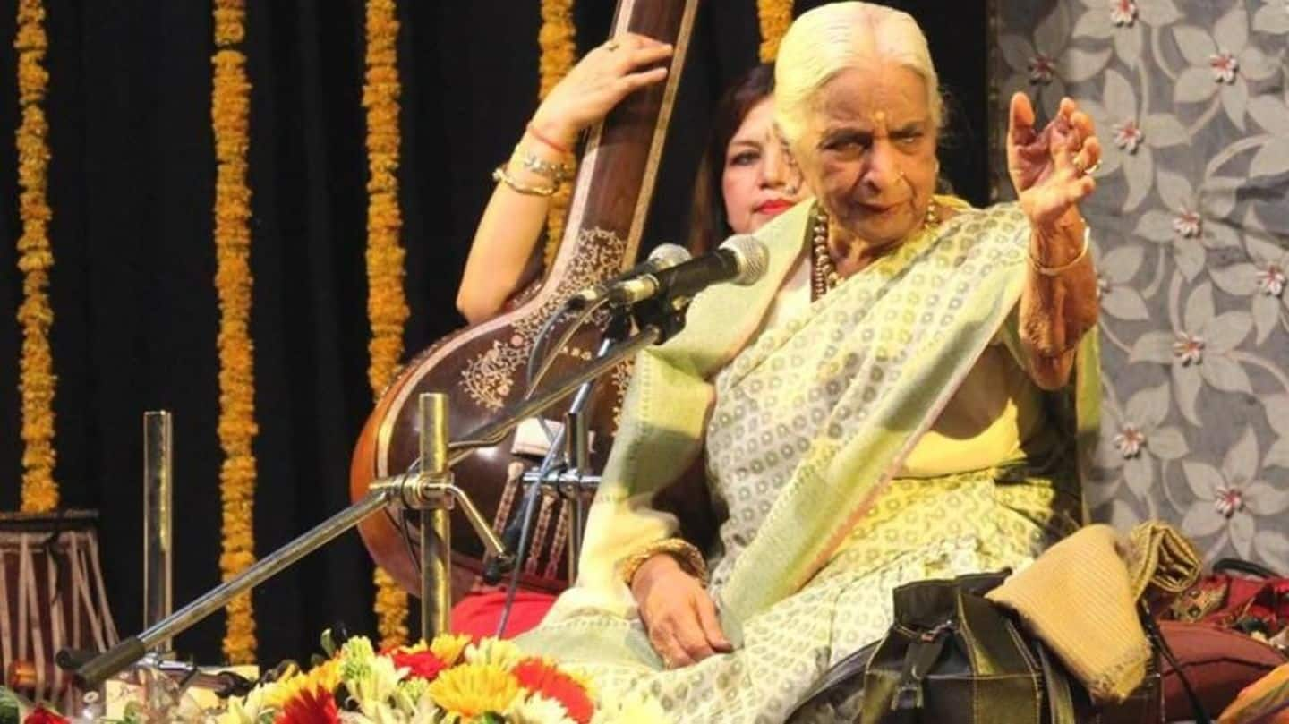 Thumri Queen Girija Devi, 'pride of Banaras Gharana', dead