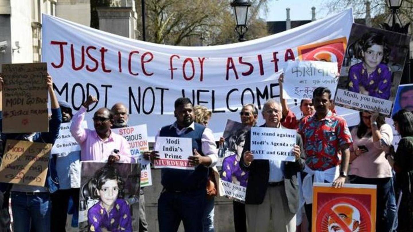 Protesters demand justice for Kathua victim, Gauri Lankesh and others Protesters demand justice for Kathua victim, Gauri Lankesh and others