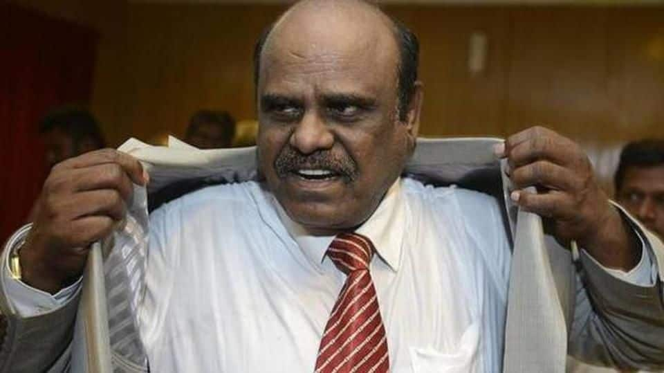 The controversial Justice Karnan leaves prison after six months