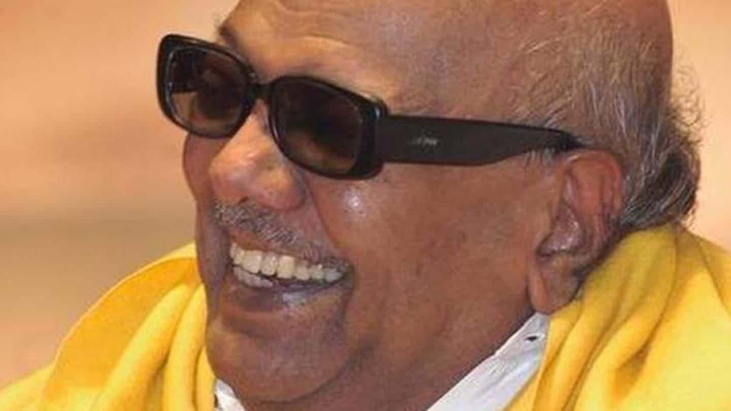 Madras HC conducts emergency hearing on Karunanidhi's burial space