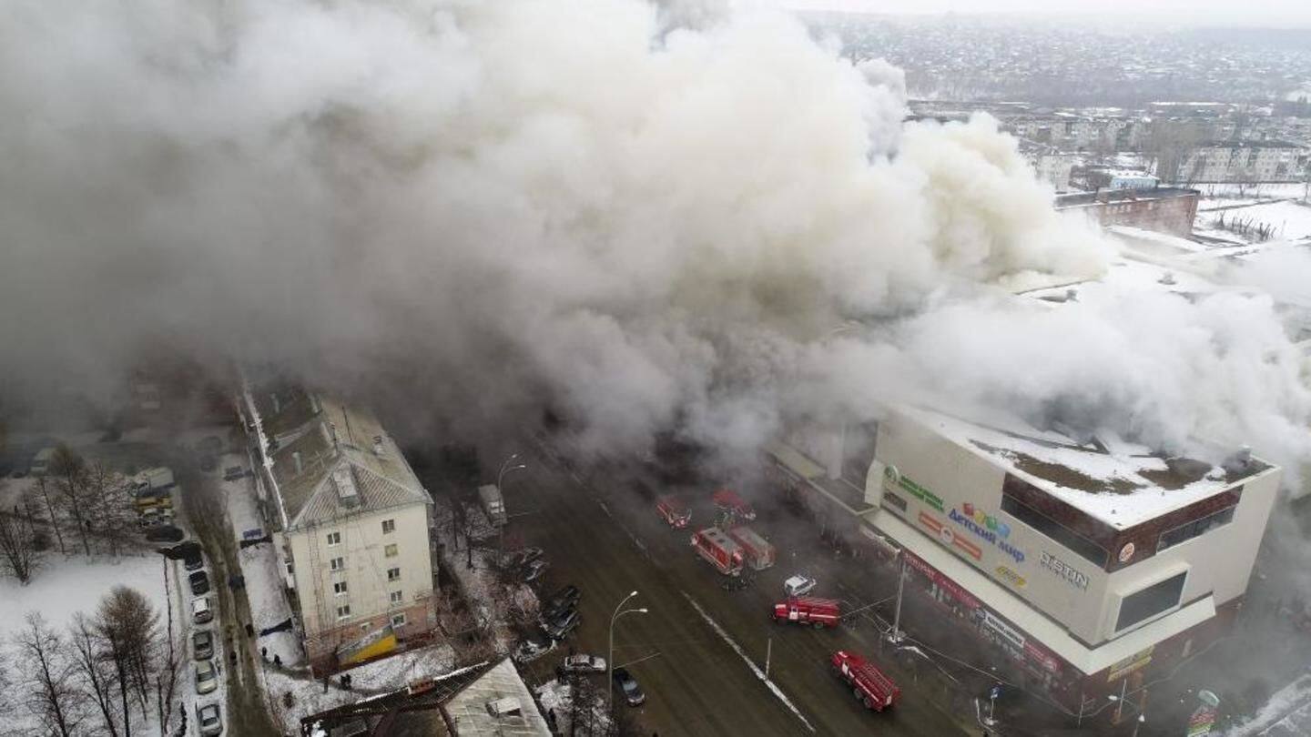 Deadly fire kills at least 37 in Russia mall