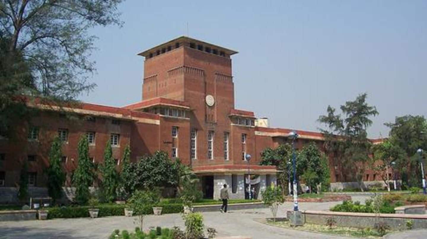 Application for various courses in DU to start next week
