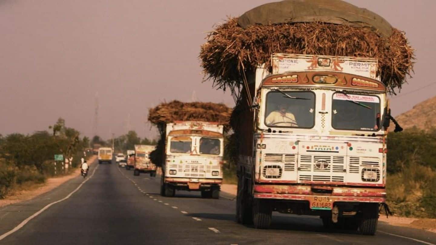 93 lakh truckers launch two-day strike against GST