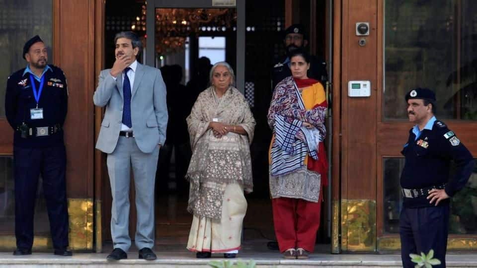 Kulbhushan Jadhav's wife's shoes had something 'metallic', says Pakistan