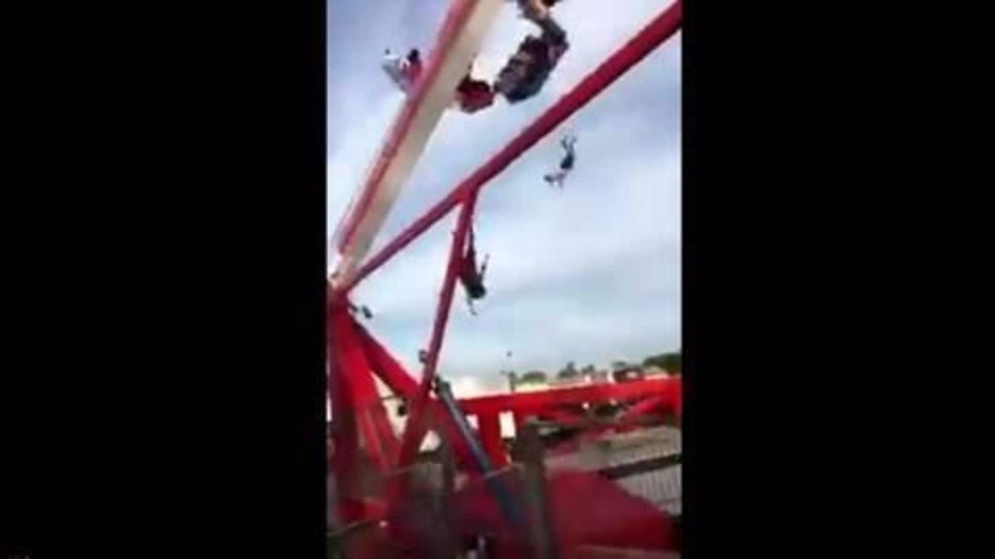 Shocking tragedy: Amusement ride breaks apart, one killed, several critical