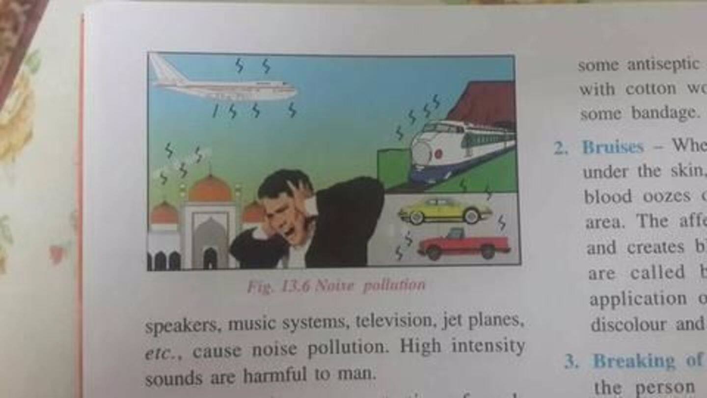 Controversy: ICSE textbook depicts mosque as source of noise pollution