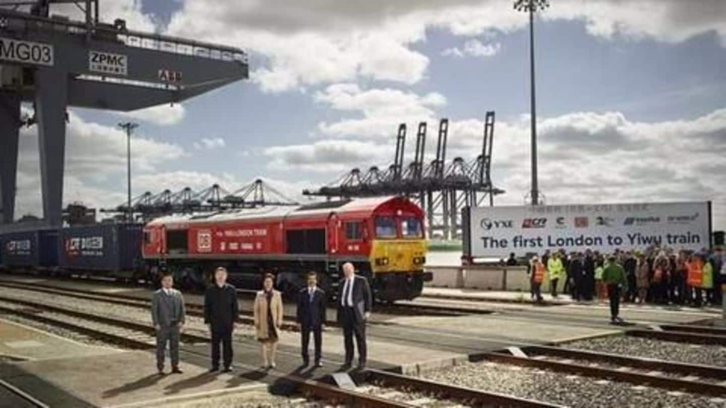 First UK-China freight train completes 12,000-km journey
