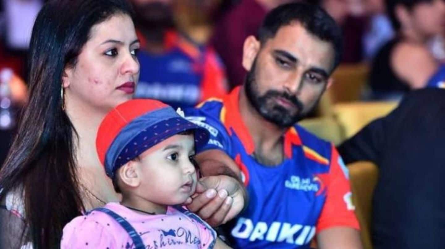Shami's wife files domestic violence case, seeks maintenance for daughter