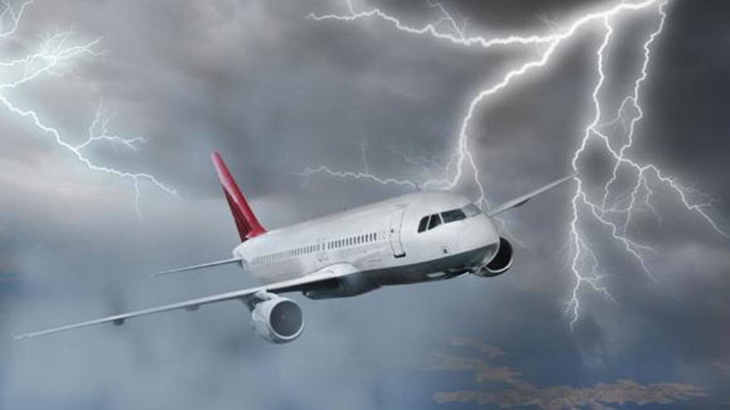 The damage left by the turbulence on the AI flight The damage left by the turbulence on the AI flight