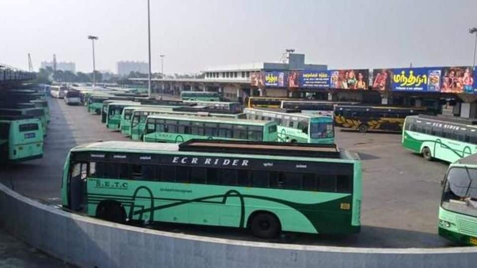 Thousands of TN buses on strike over 0.13% wage hike