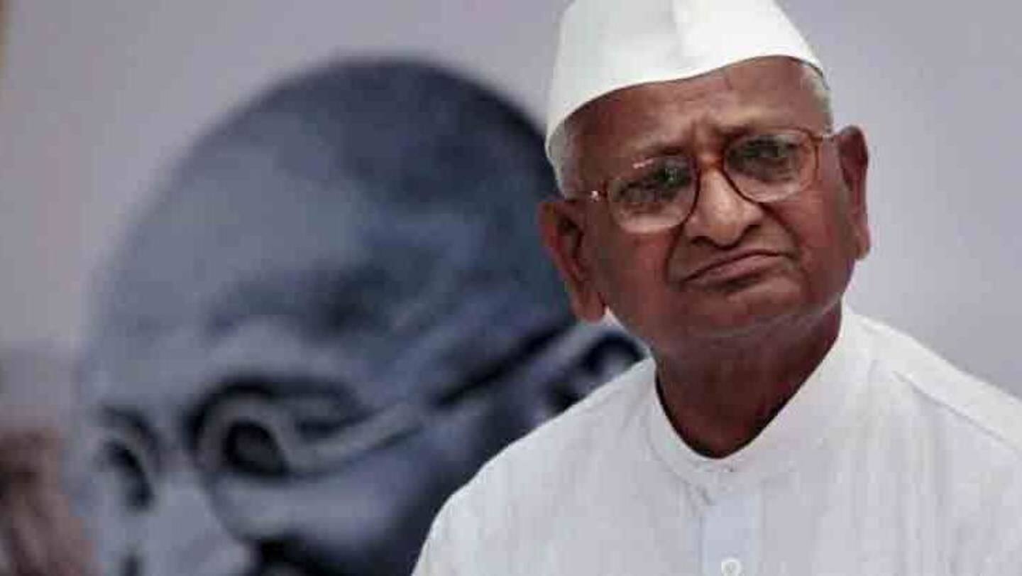 Anna Hazare is back in Delhi with his anti-corruption protest