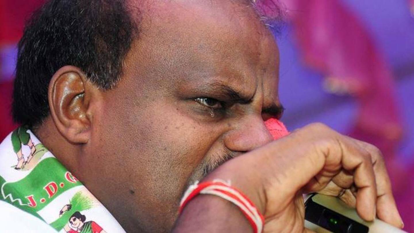 'Becoming CM was like drinking poison': Kumaraswamy breaks down