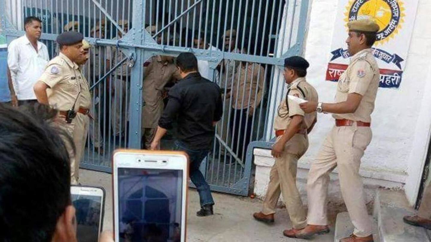 In jail, Salman had dal-sabzi-roti for dinner, slept on floor