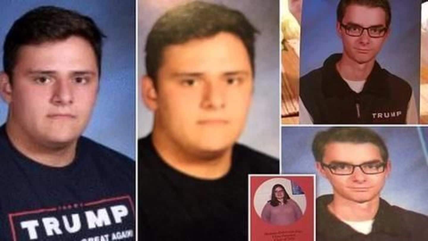 Teacher suspended for editing out Trump references from yearbook