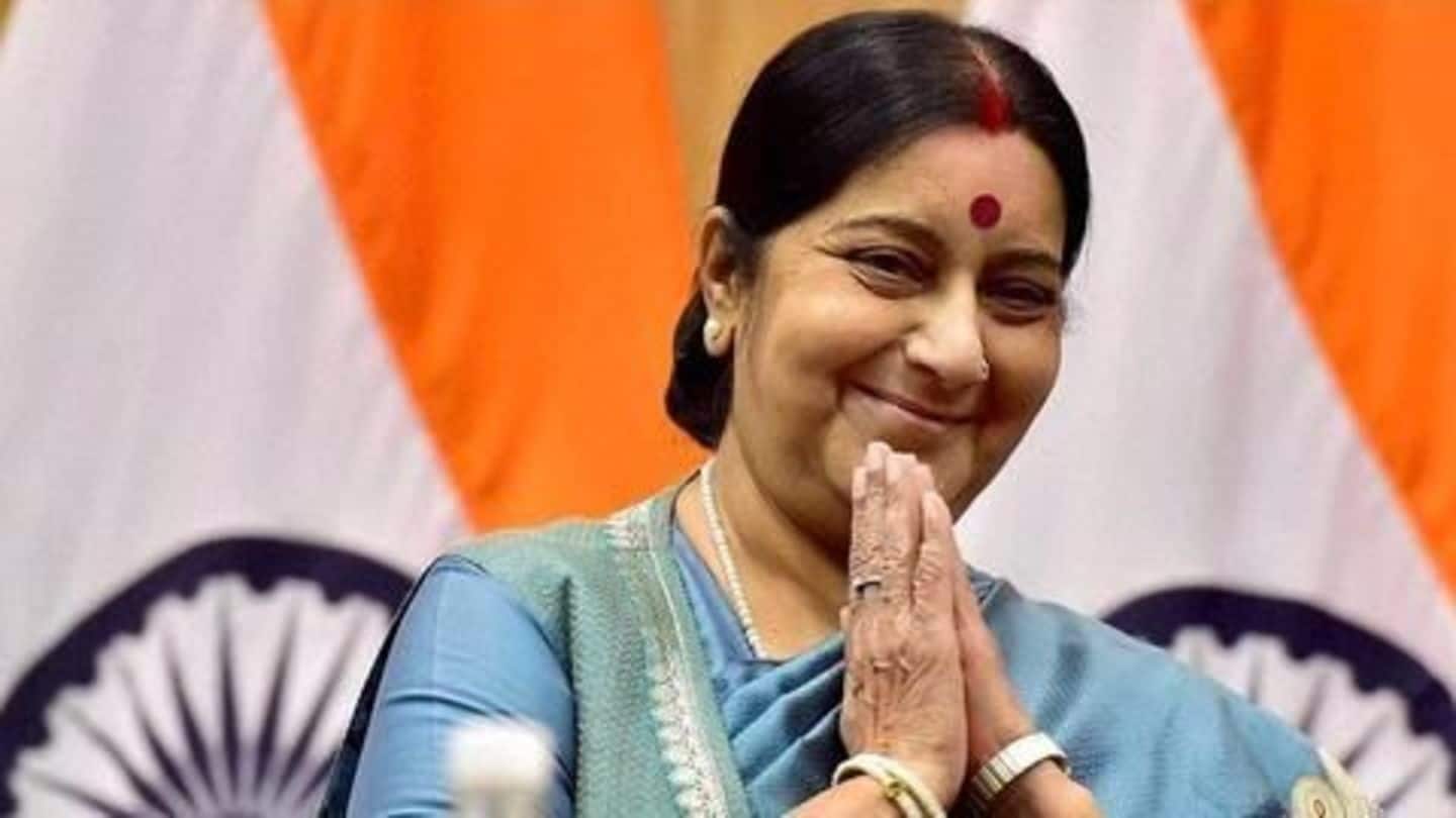 Swaraj comes to help of Indian woman suffering in Pakistan