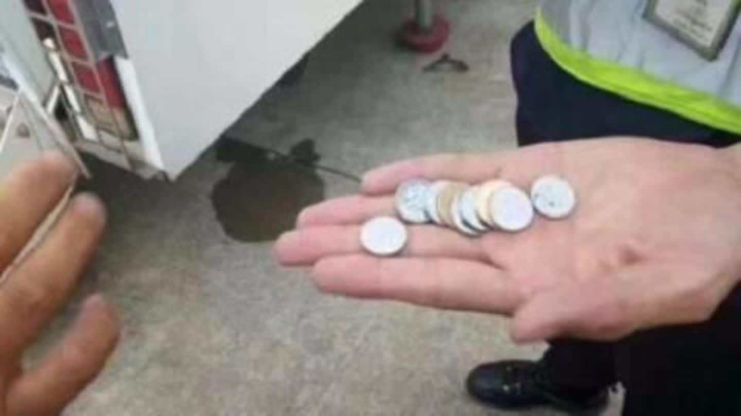China: Woman throws coins at plane engine for 'safe flight'