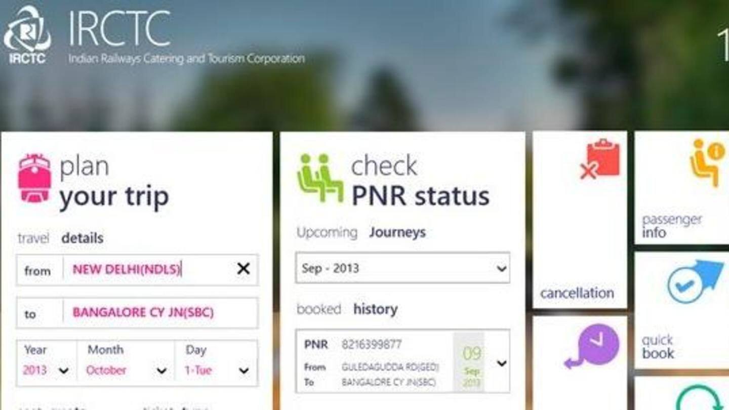 IRCTC now tells you chances of waitlisted tickets getting confirmed