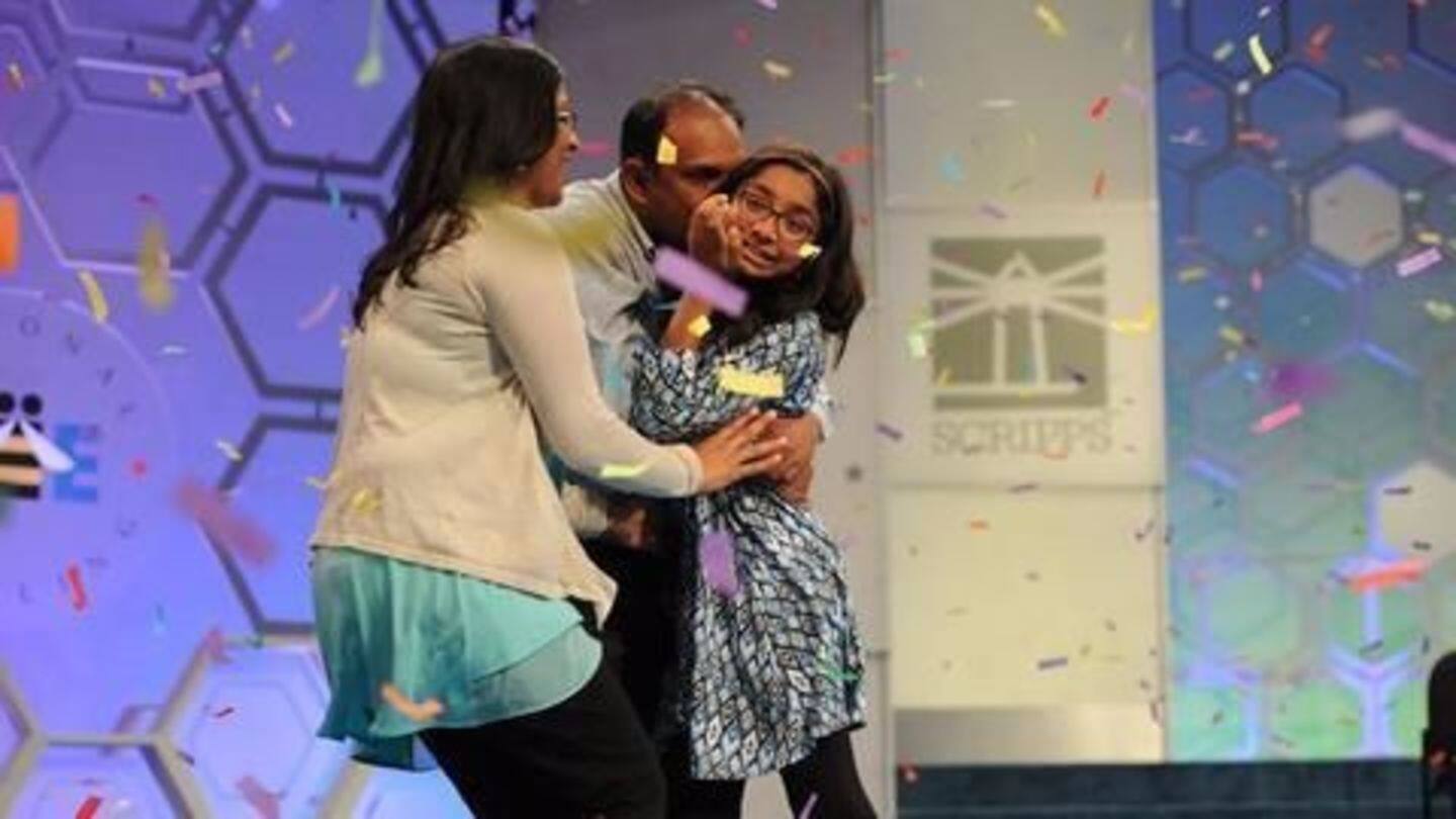 US Spelling Bee: Indian-American kid Ananya Vinay wins Scripps'17