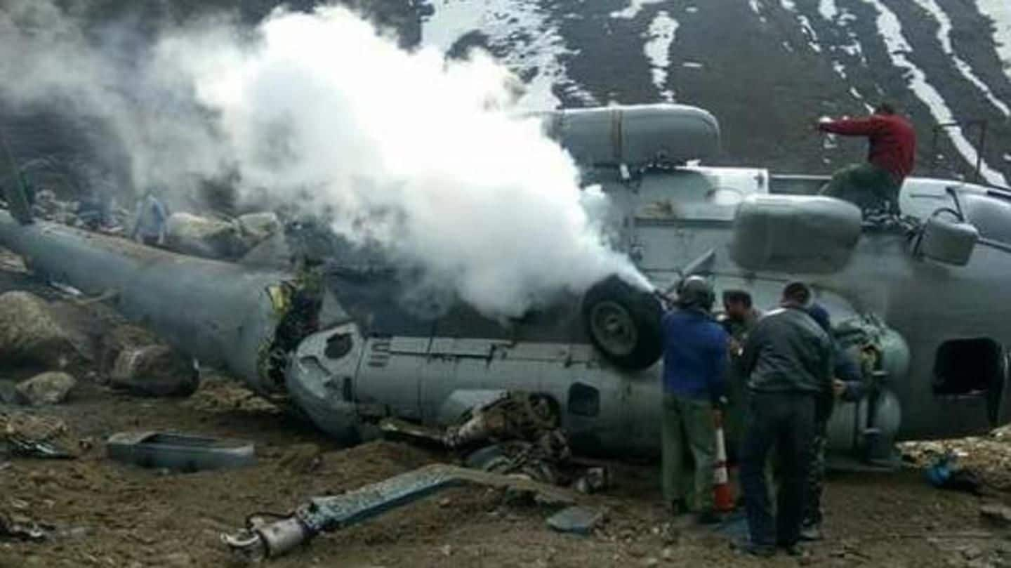 Mi-17 IAF chopper crashes in Uttarakhand, no casualty