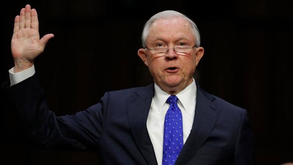 Attorney general becomes first Trump cabinet member to be questioned Attorney general becomes first Trump cabinet member to be questioned