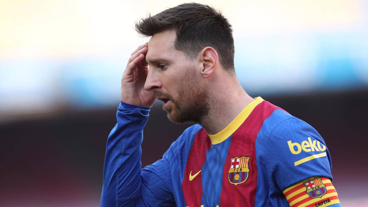 Lionel Messi becomes free agent after his Barcelona contract expires