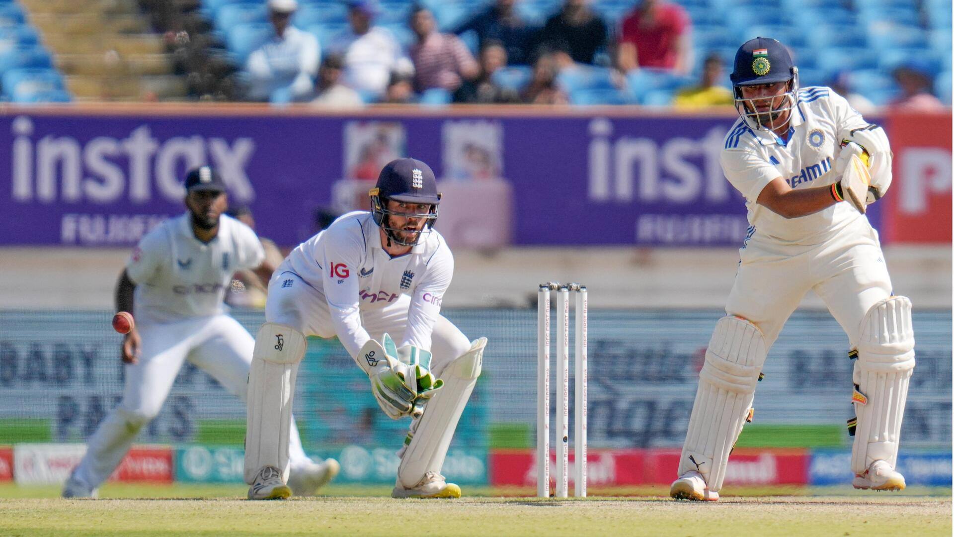 Sarfaraz Khan celebrates Test debut with twin fifties: Stats