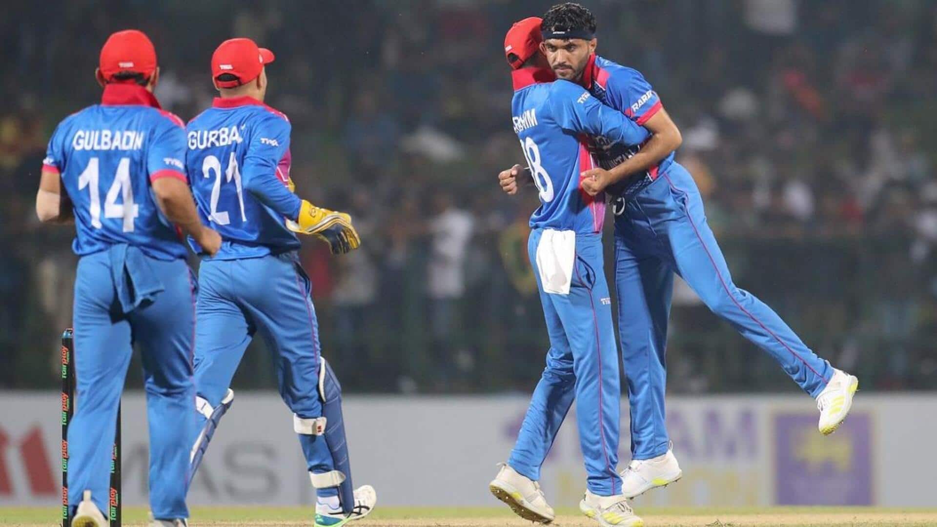 Afghanistan's Yamin Ahmadzai records his maiden ODI four-fer: Stats