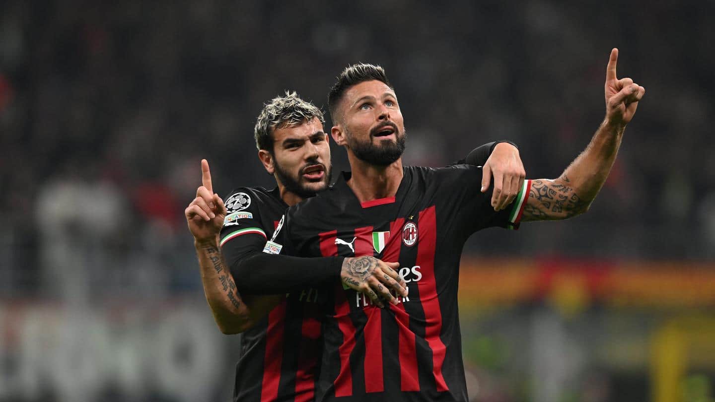 UEFA Champions League 2022-23, AC Milan reach knockouts: Key stats