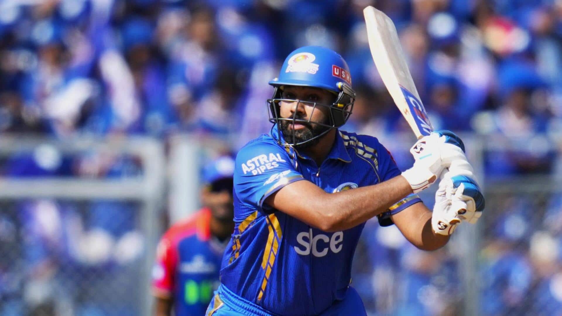 Rohit Sharma becomes first batter to 5,500 runs for MI 