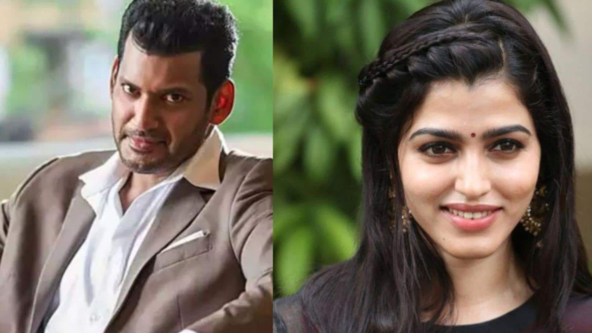 Tamil actor Vishal to marry actor Sai Dhanshika Tamil actor Vishal to marry actor Sai Dhanshika