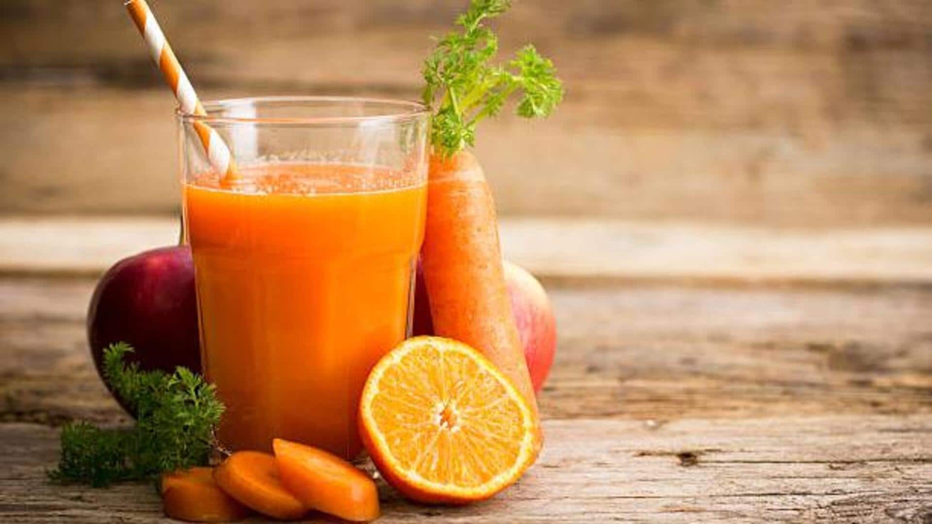 Your quick energy fix: Carrot smoothie 