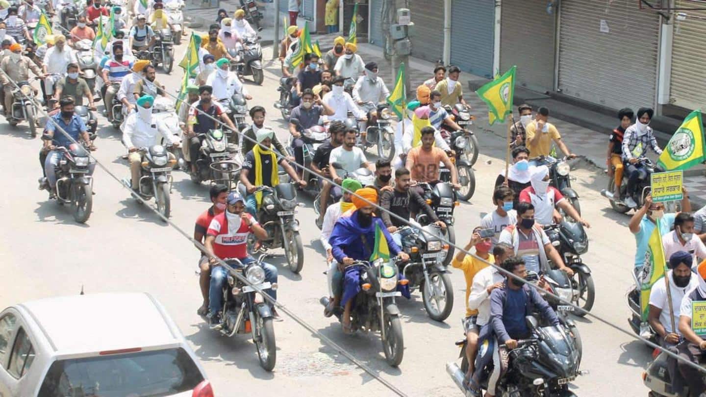 Farmers appealed to shopkeepers, traders to open their shops Farmers appealed to shopkeepers, traders to open their shops